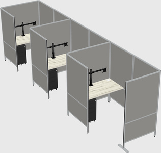 Small private panel system