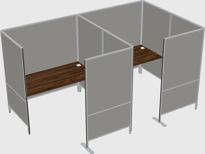 Flexible panel system with privacy