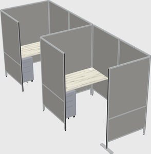 Small private panel system