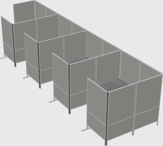 Flexible panel system with privacy