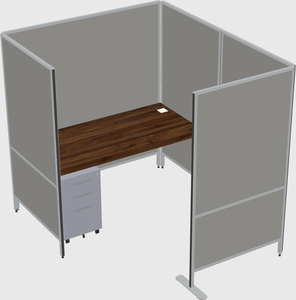 Flexible panel system with privacy
