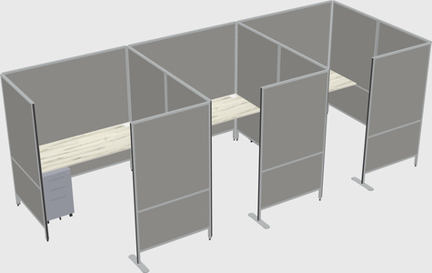 Flexible panel system with privacy