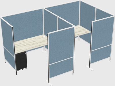 Flexible panel system with privacy