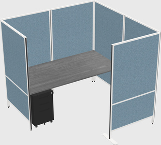 Flexible panel system with privacy