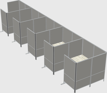 Flexible panel system with privacy