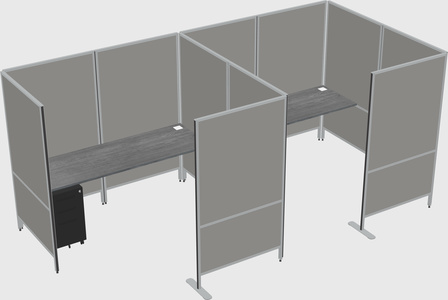 Flexible panel system with privacy