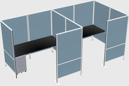 Flexible panel system with privacy