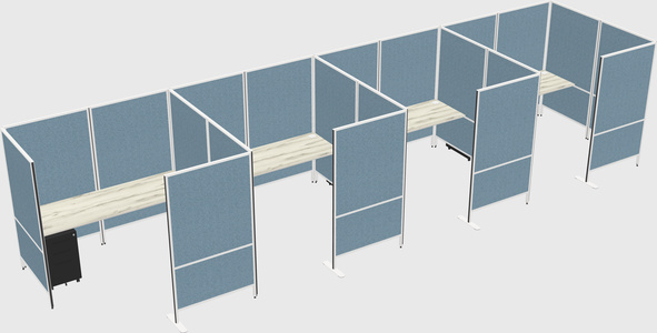 Flexible panel system with privacy