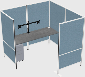 Flexible panel system with privacy