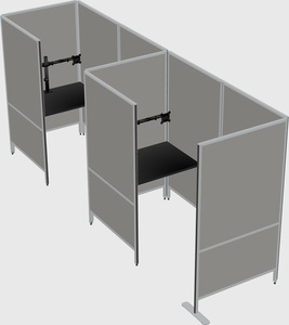 Small private panel system