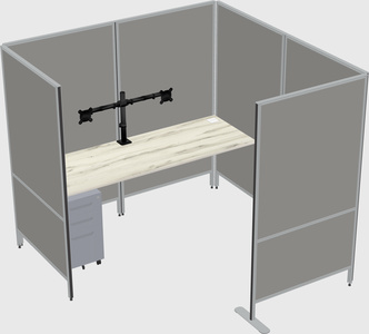 Flexible panel system with privacy