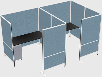 Flexible panel system with privacy