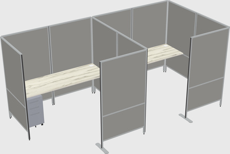 Flexible panel system with privacy