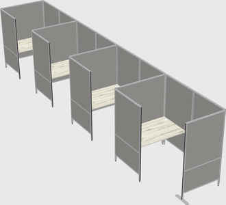 Small private panel system
