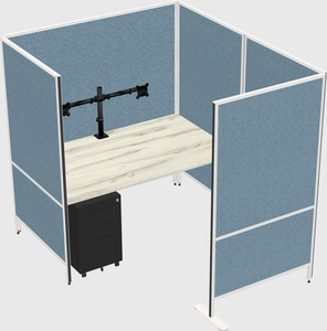 Flexible panel system with privacy