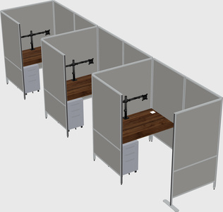 Small private panel system