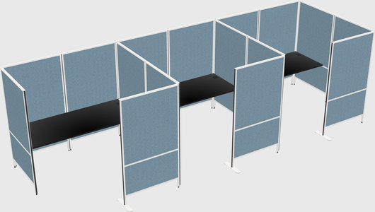 Flexible panel system with privacy