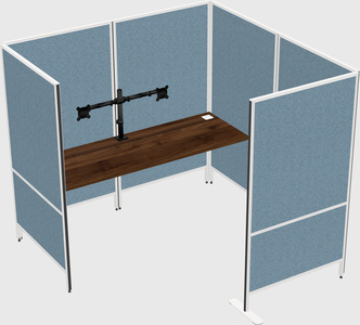 Flexible panel system with privacy