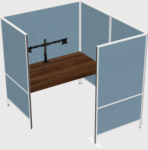 Flexible panel system with privacy