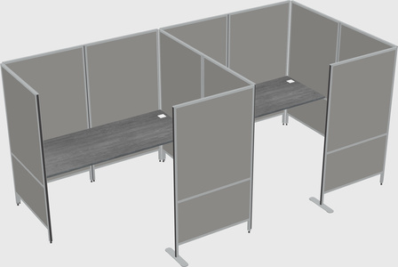 Flexible panel system with privacy