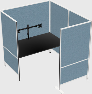 Flexible panel system with privacy