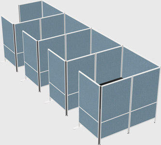 Flexible panel system with privacy