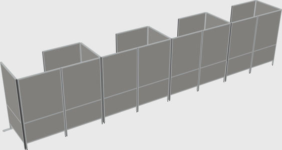 Small private panel system