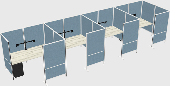 Flexible panel system with privacy