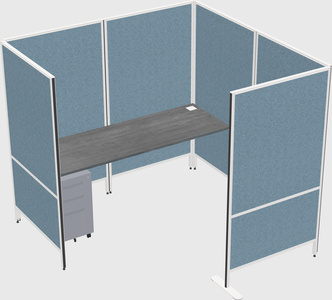 Flexible panel system with privacy