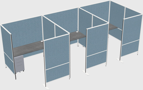 Flexible panel system with privacy