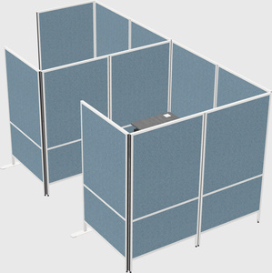 Flexible panel system with privacy