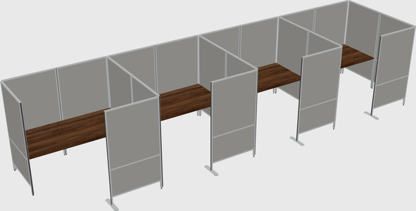 Flexible panel system with privacy