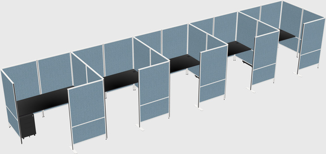 Flexible panel system with privacy