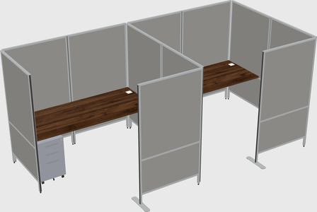 Flexible panel system with privacy