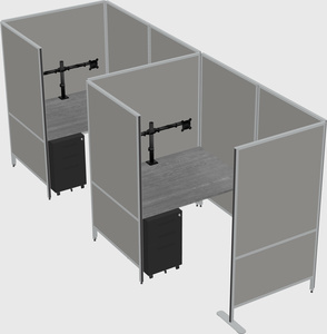 Small private panel system