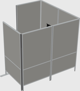 Flexible panel system with privacy