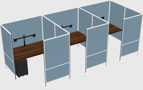 Flexible panel system with privacy