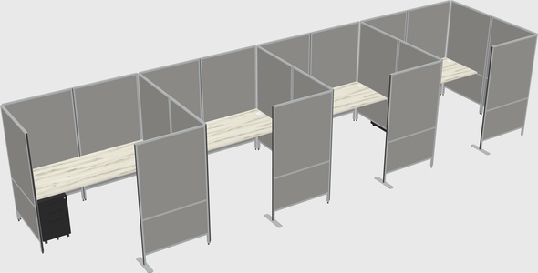 Flexible panel system with privacy