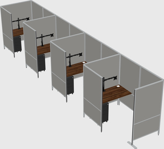 Small private panel system