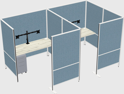 Flexible panel system with privacy
