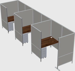 Small private panel system