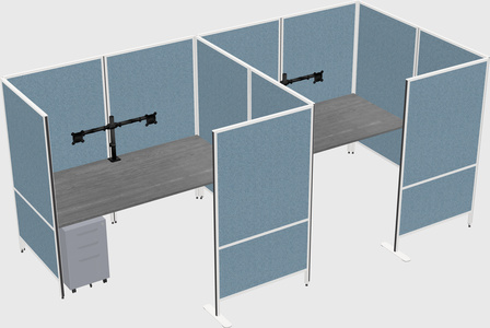 Flexible panel system with privacy