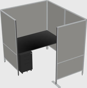 Flexible panel system with privacy