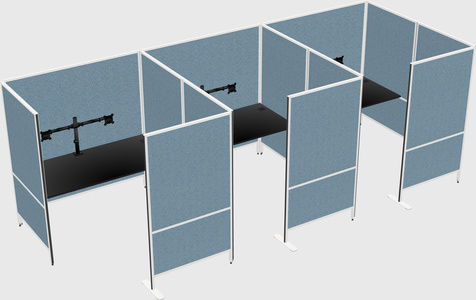 Flexible panel system with privacy