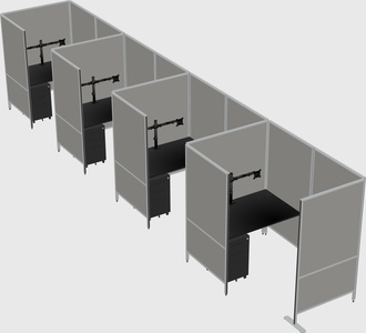 Small private panel system