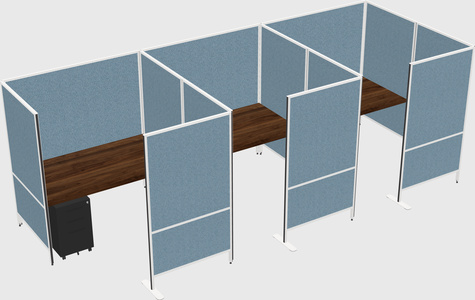 Flexible panel system with privacy