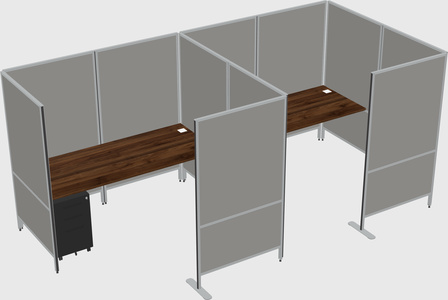 Flexible panel system with privacy