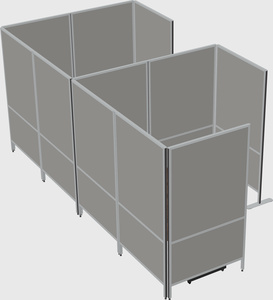 Flexible panel system with privacy