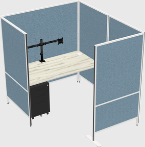 Flexible panel system with privacy