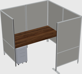 Flexible panel system with privacy